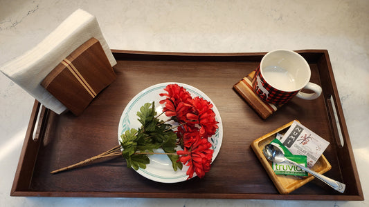 Solid Hardwood Serving Tray