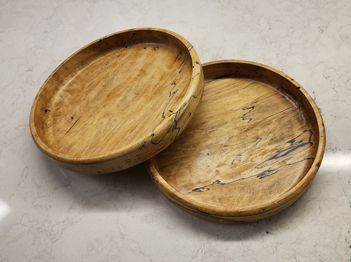 Spalted Maple Shallow Dishes