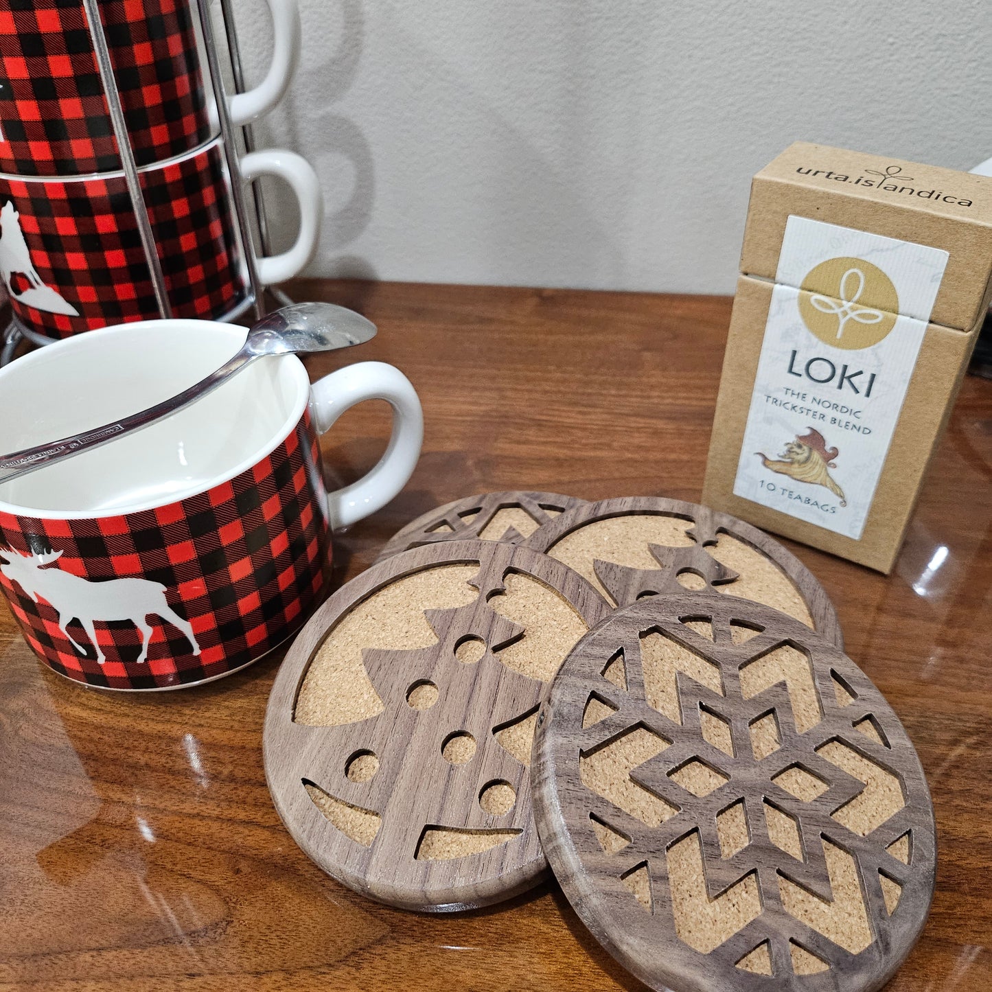 Yuletide Charm Coaster Set