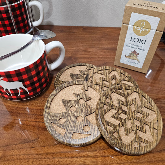 Yuletide Charm Coaster Set