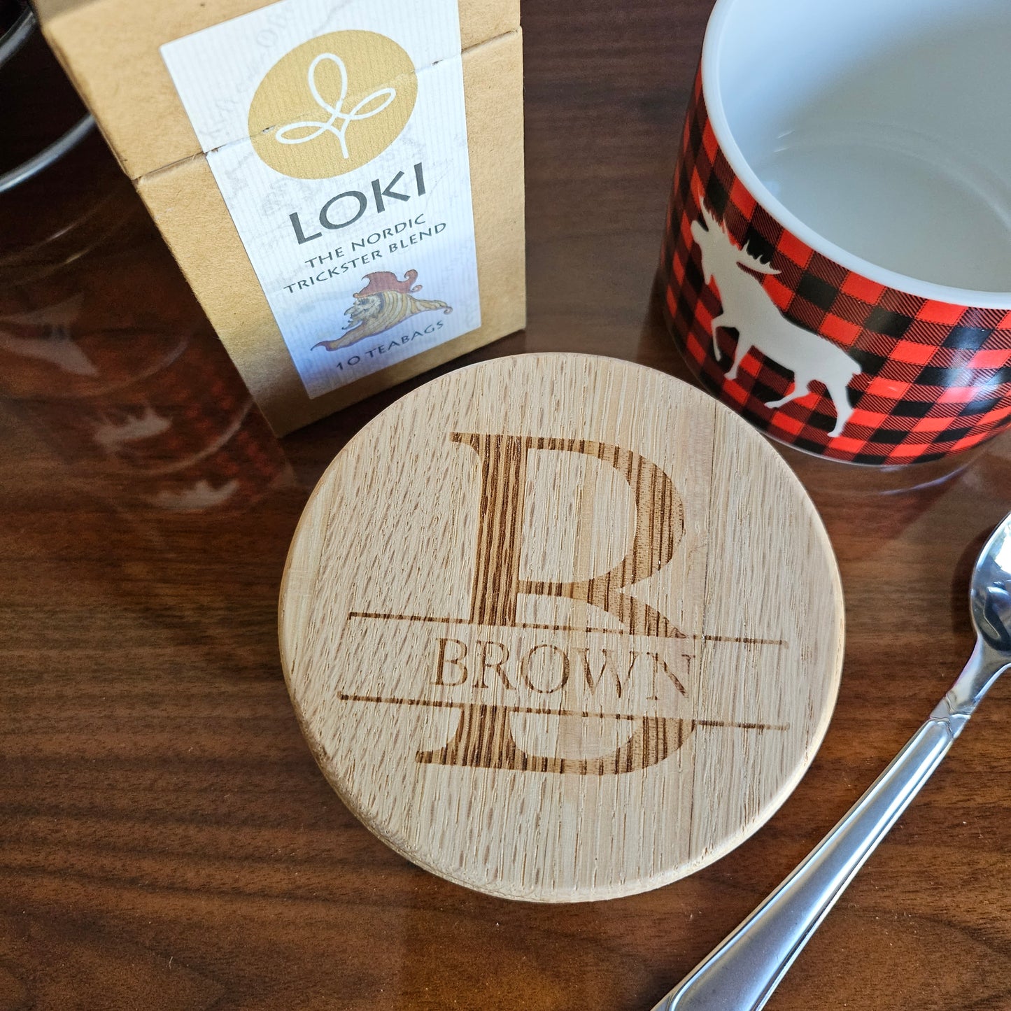 Personalizable Hardwood Coasters