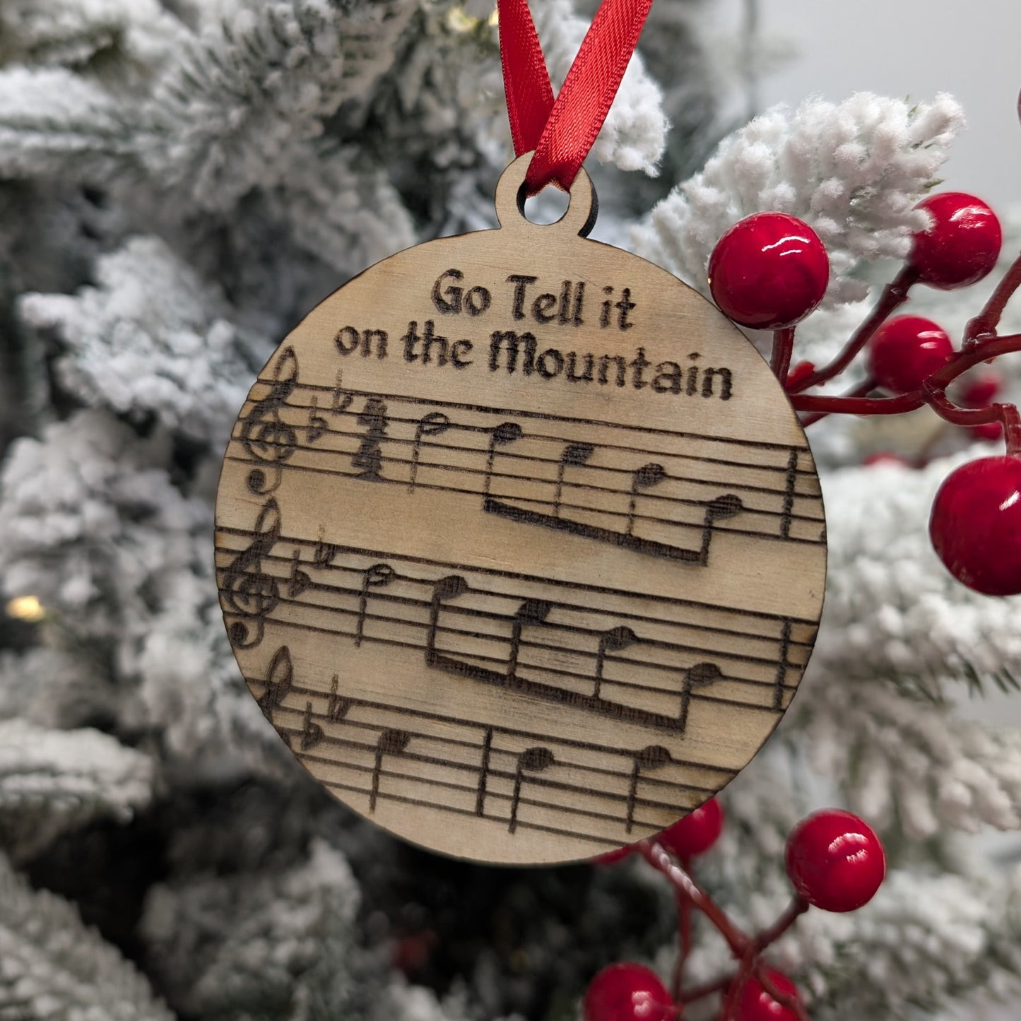 Christmas Sheet Music Ornaments