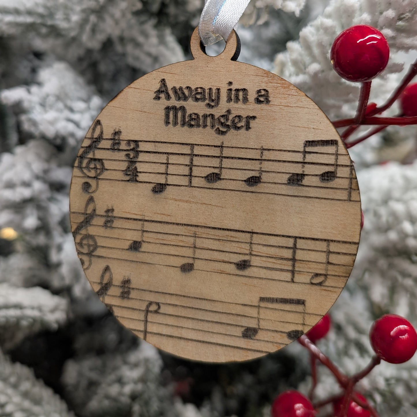 Christmas Sheet Music Ornaments