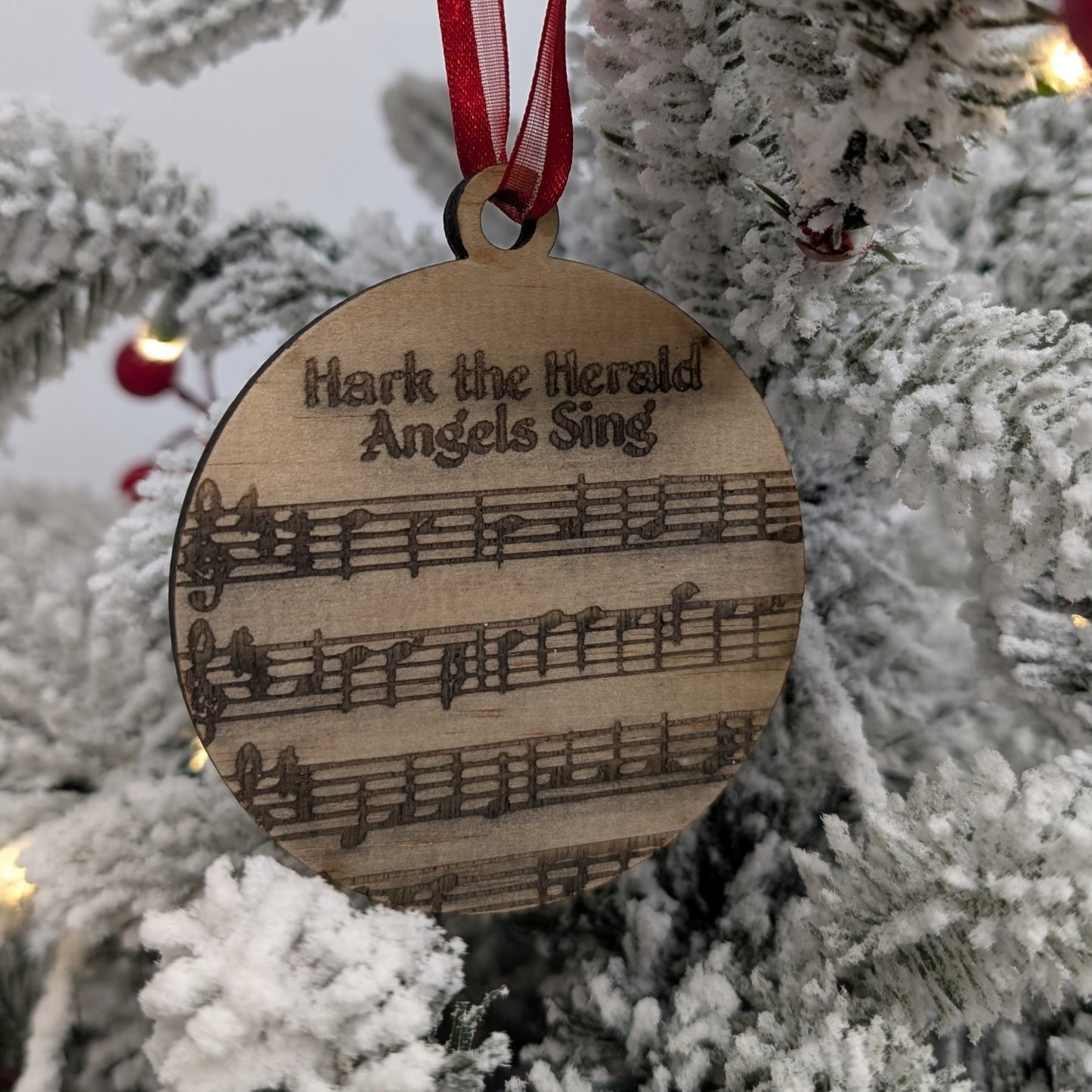 Christmas Sheet Music Ornaments