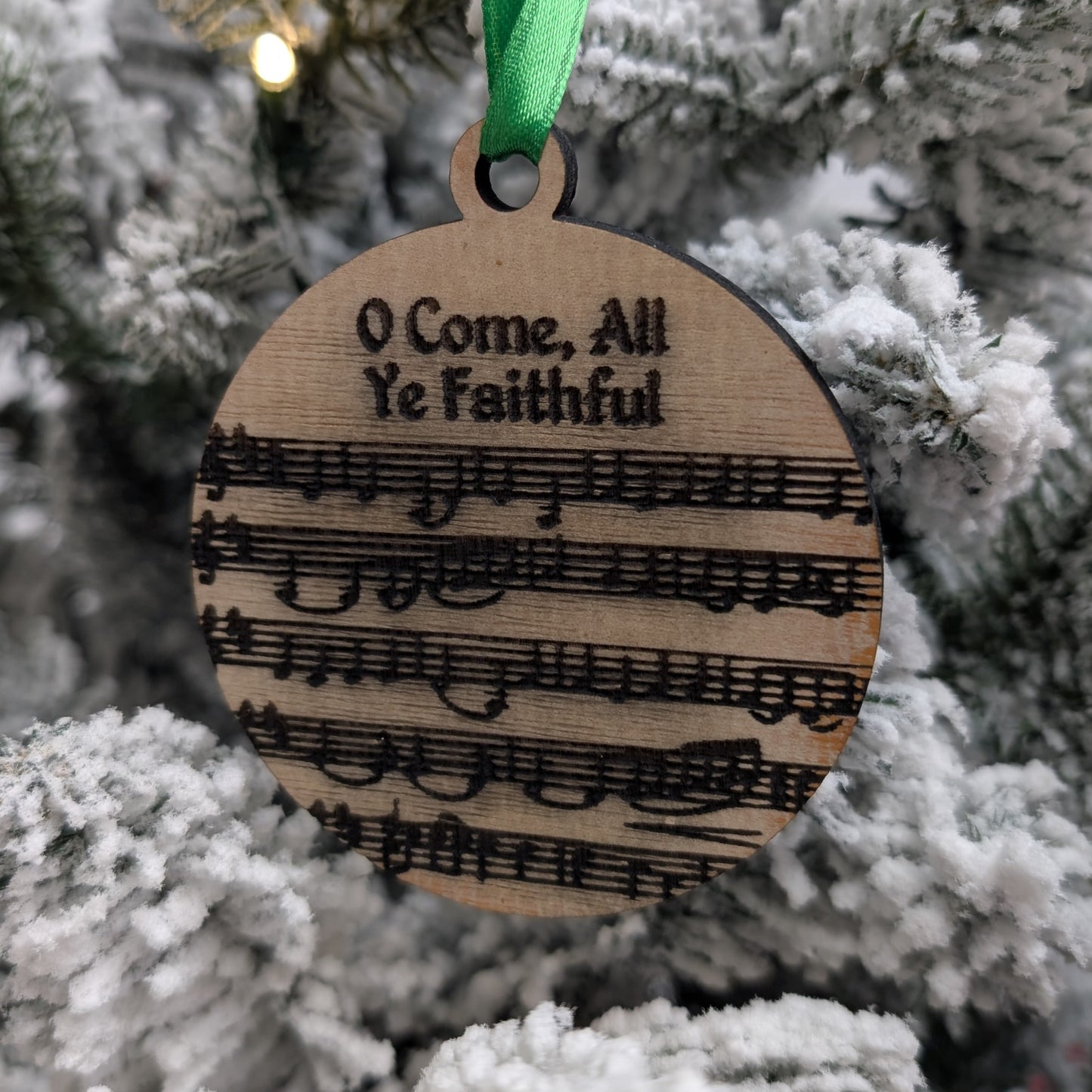 Christmas Sheet Music Ornaments