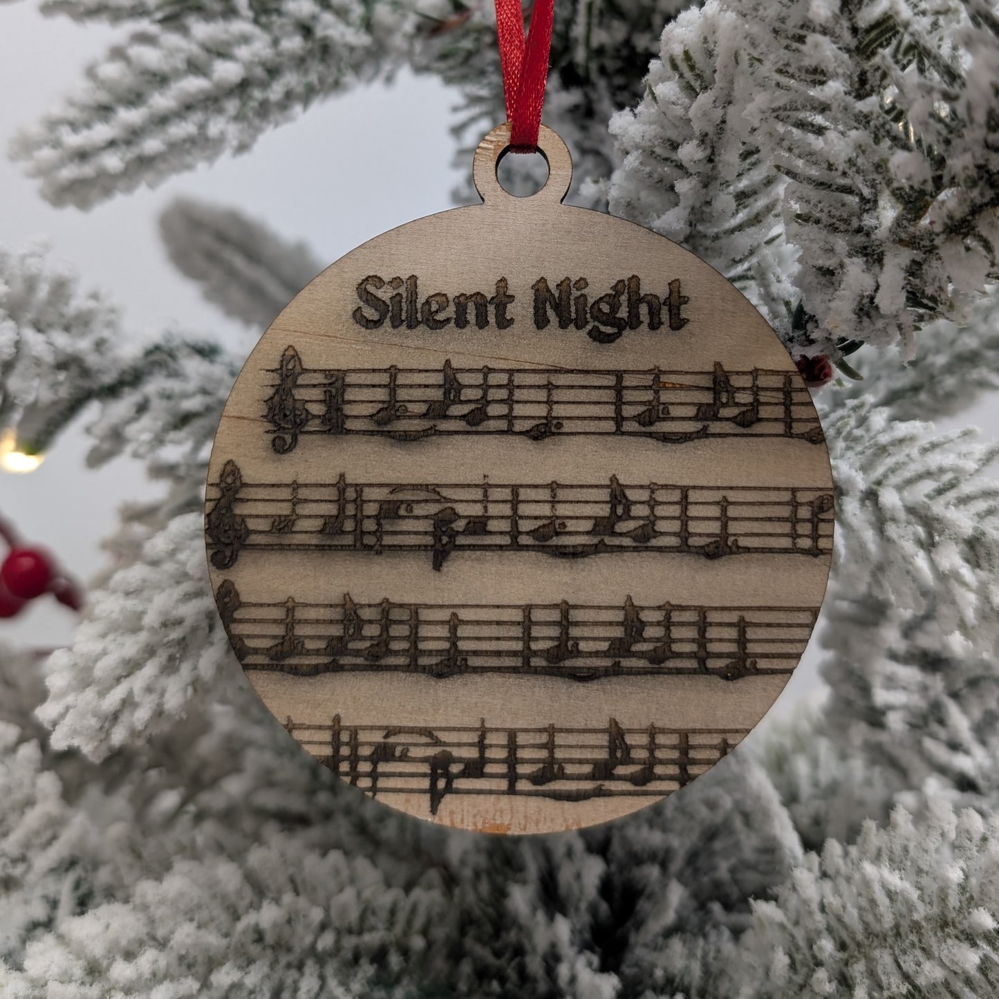 Christmas Sheet Music Ornaments