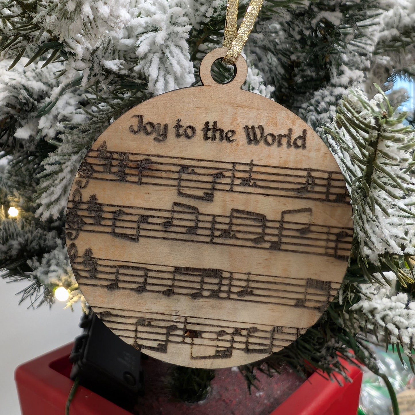 Christmas Sheet Music Ornaments