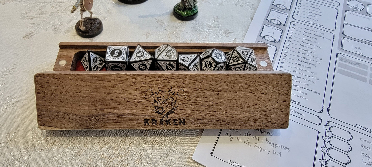 Kraken Dice Vault for D20 Games