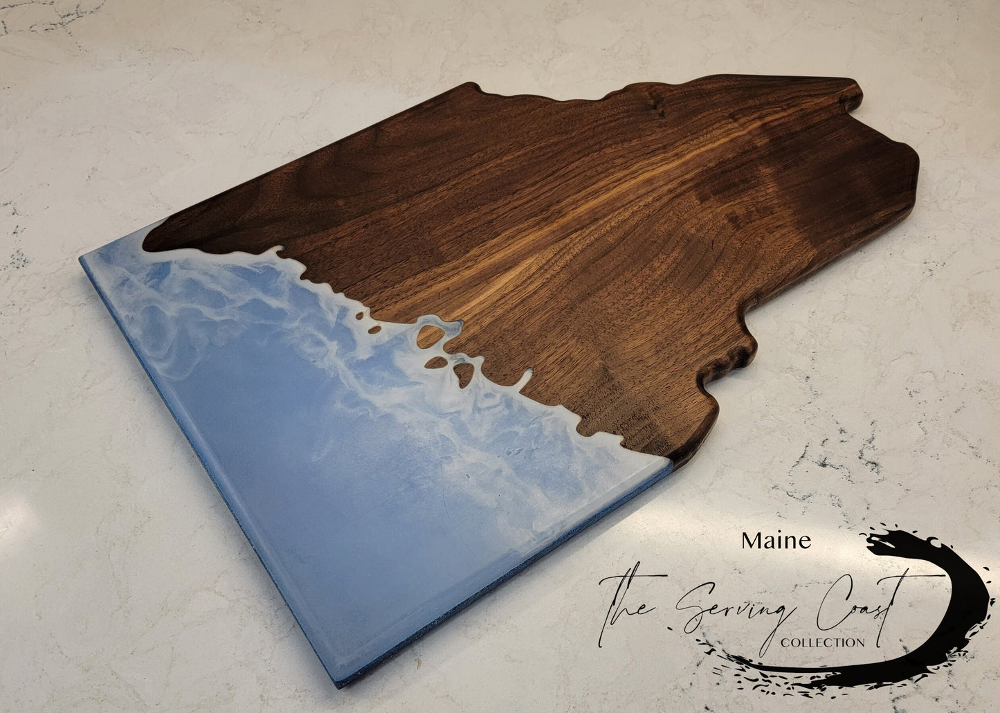 Custom Serving Trays featuring Coast Lines