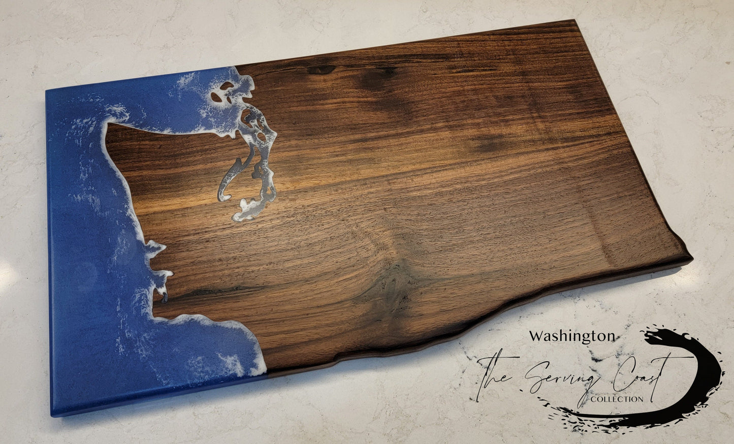 Custom Serving Trays featuring Coast Lines